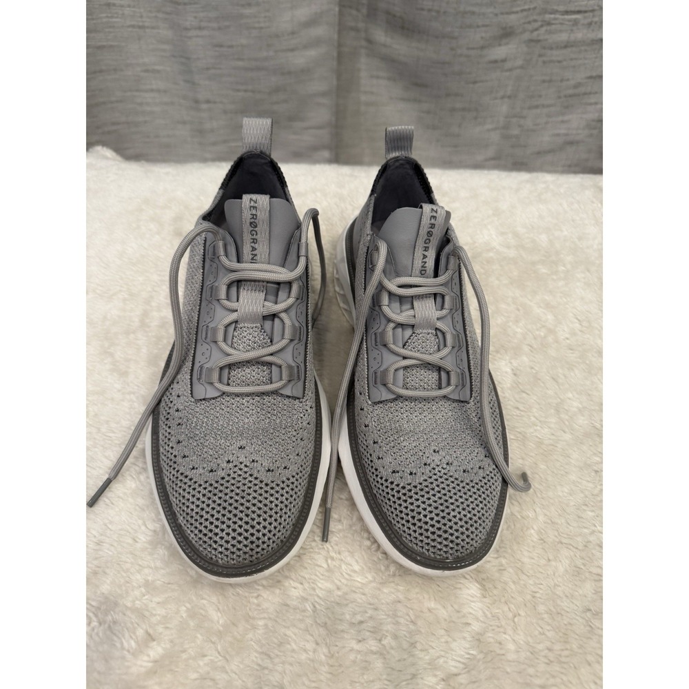 Cole Haan C37051 Size 9 Zerogrand WFA Stitchlite Sneakers Microchip/White